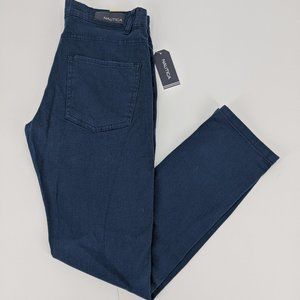 Nautica Girl's Denim Skinny Stretch Pants (12)L